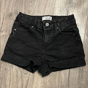 Wax Jean Women's Dark Denim Shorts